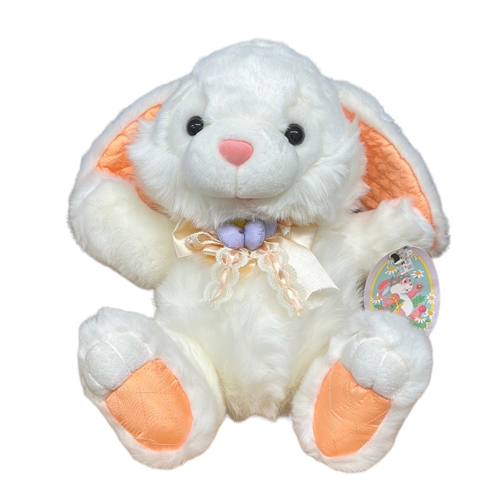 Vintage 80's Fairview K-Mart Easter Springtime Bunny Rabbit Plush Stuffed Animal